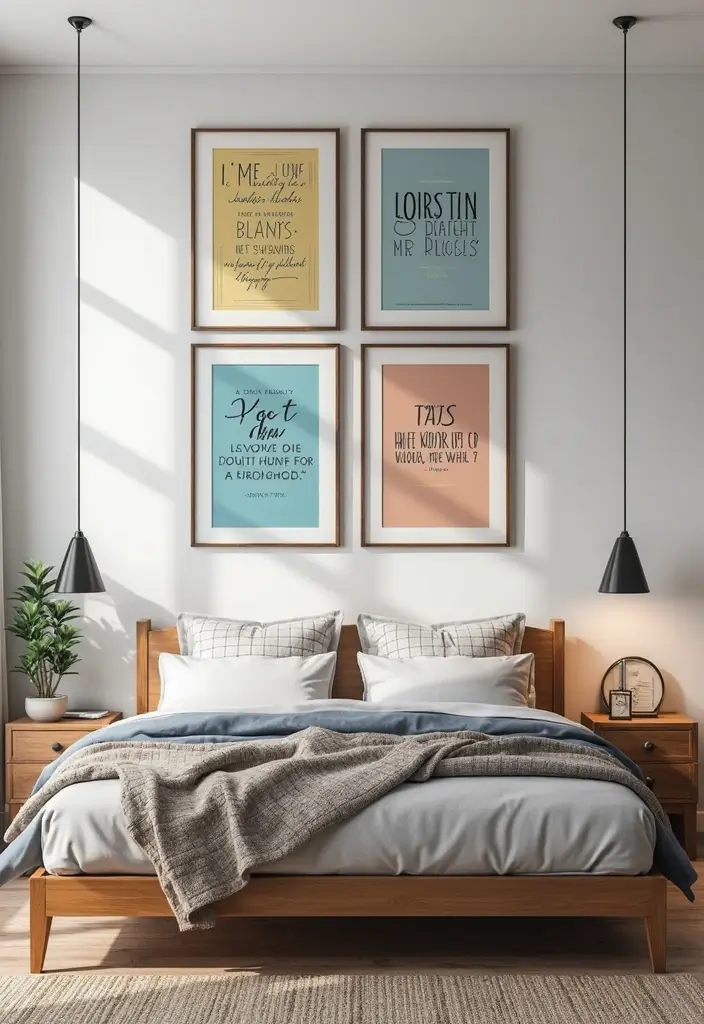 28 Bedroom Decor for Teens That's Trendy - 21. Inspiring Quotes
