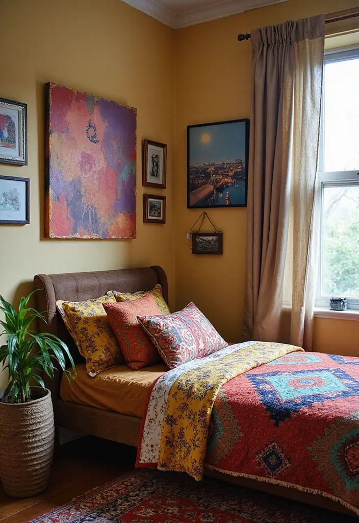 28 Bedroom Decor for Teens That's Trendy - 23. Cultural Influences