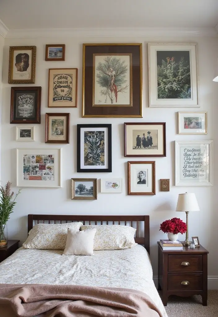 28 Bedroom Decor for Teens That's Trendy - 6. Artistic Gallery Walls