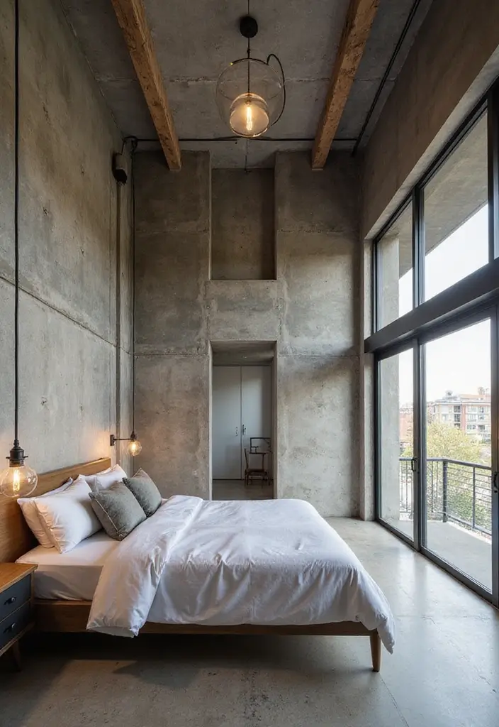 28 Bedroom Pop Design Ceiling Ideas That Look Modern and Artistic - 18. Industrial Edge