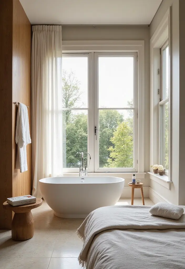 28 Bedroom With Attached Bathroom Layouts That Are Functional and Stylish - 1. The Spa Retreat