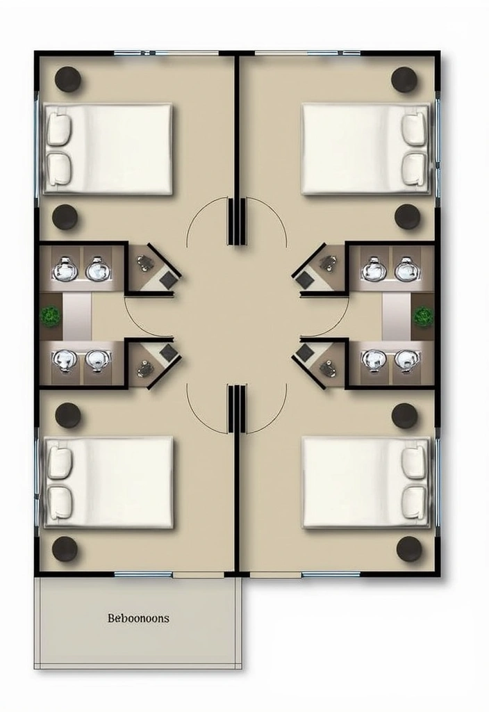 28 Bedroom With Attached Bathroom Layouts That Are Functional and Stylish - 26. Dual Master Suites