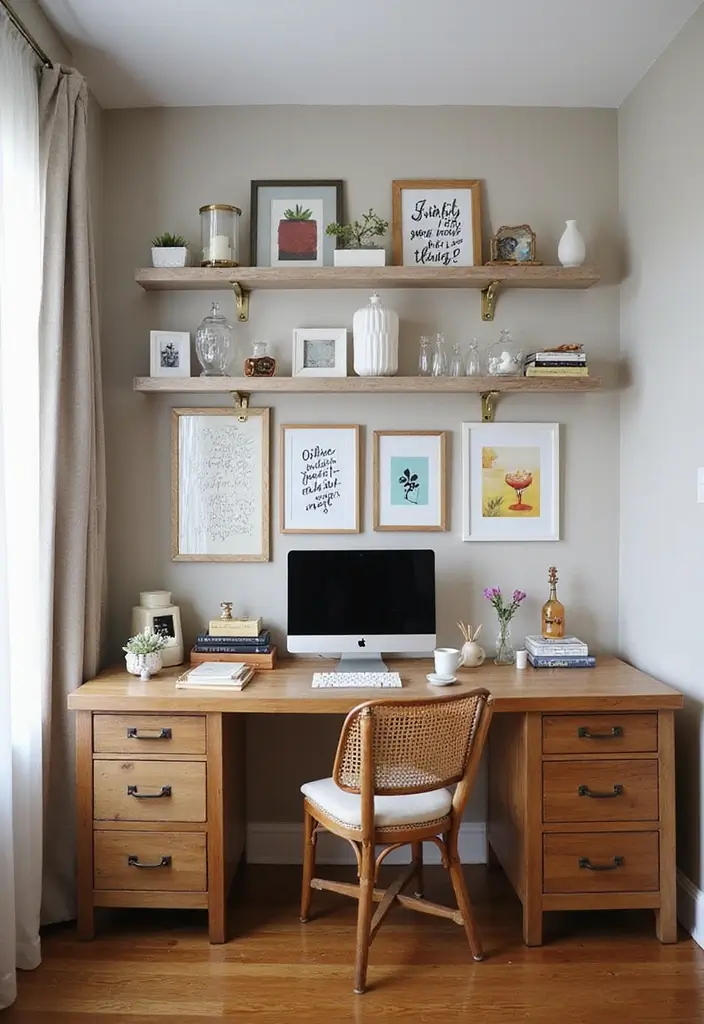 28 Bedroom and Study Room Design Ideas That Are Smart and Functional - 14. Personalized Study Area