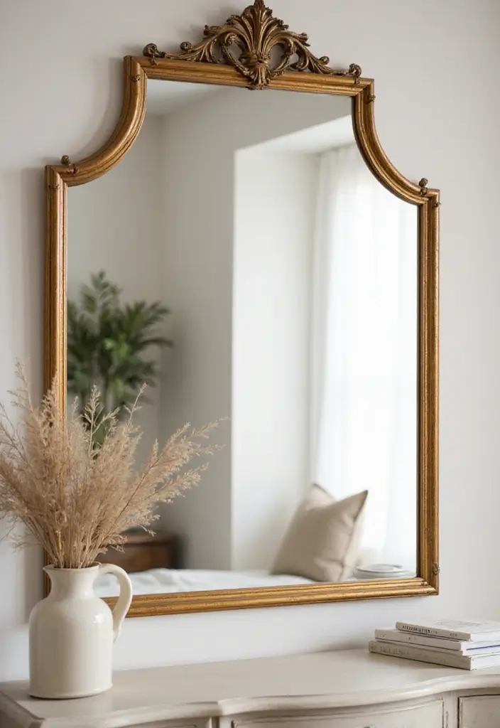 28 Blush Pink and Gold Bedroom Ideas That Look Chic and Feminine - 13. Gold Mirrors