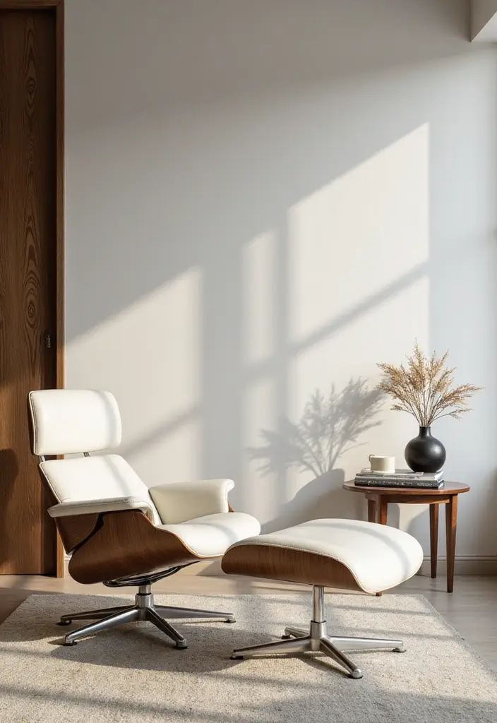 28 Chair Design for Bedroom Ideas That Add Comfort and Style - 15. Curved Lounge Chair