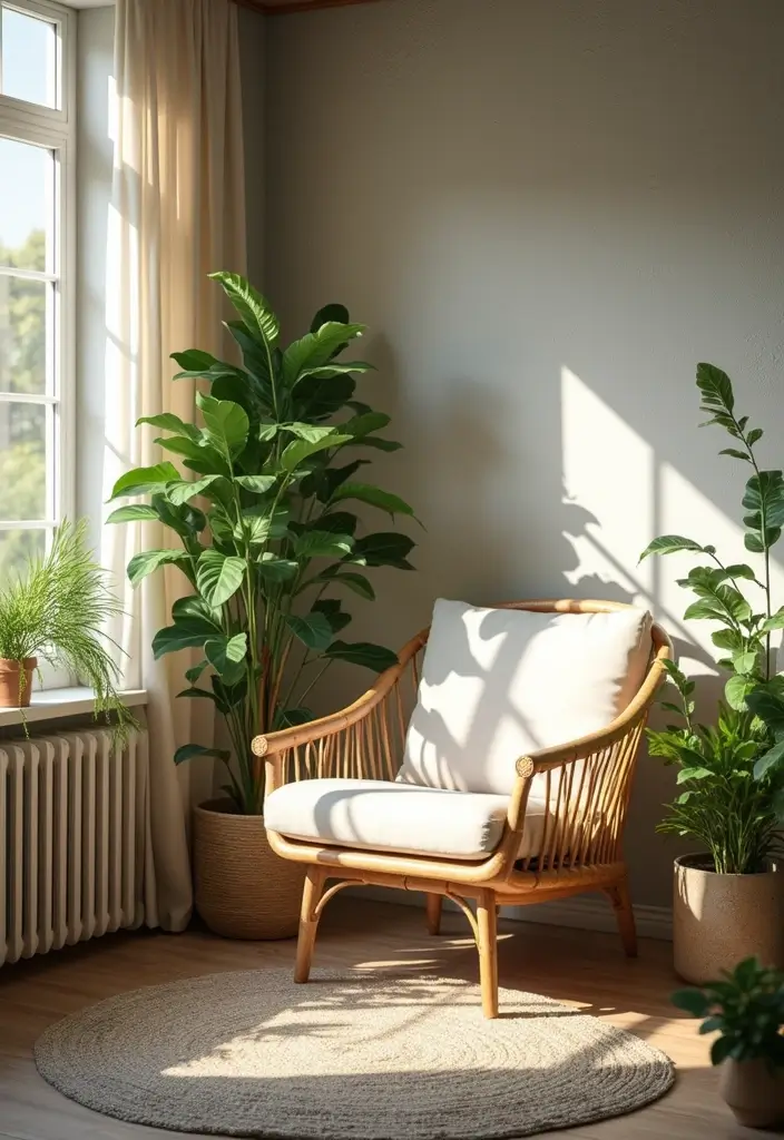 28 Chair Design for Bedroom Ideas That Add Comfort and Style - 17. Outdoor-Inspired Chair