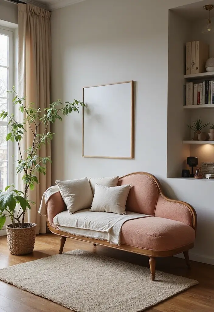 28 Chair Design for Bedroom Ideas That Add Comfort and Style - 20. Artistic Chaise Lounge