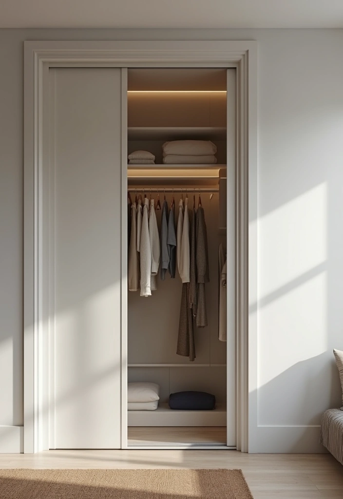 28 Glass Wardrobe Design Bedroom Ideas That Feel Clean and Modern - 1. Sleek Sliding Glass Doors