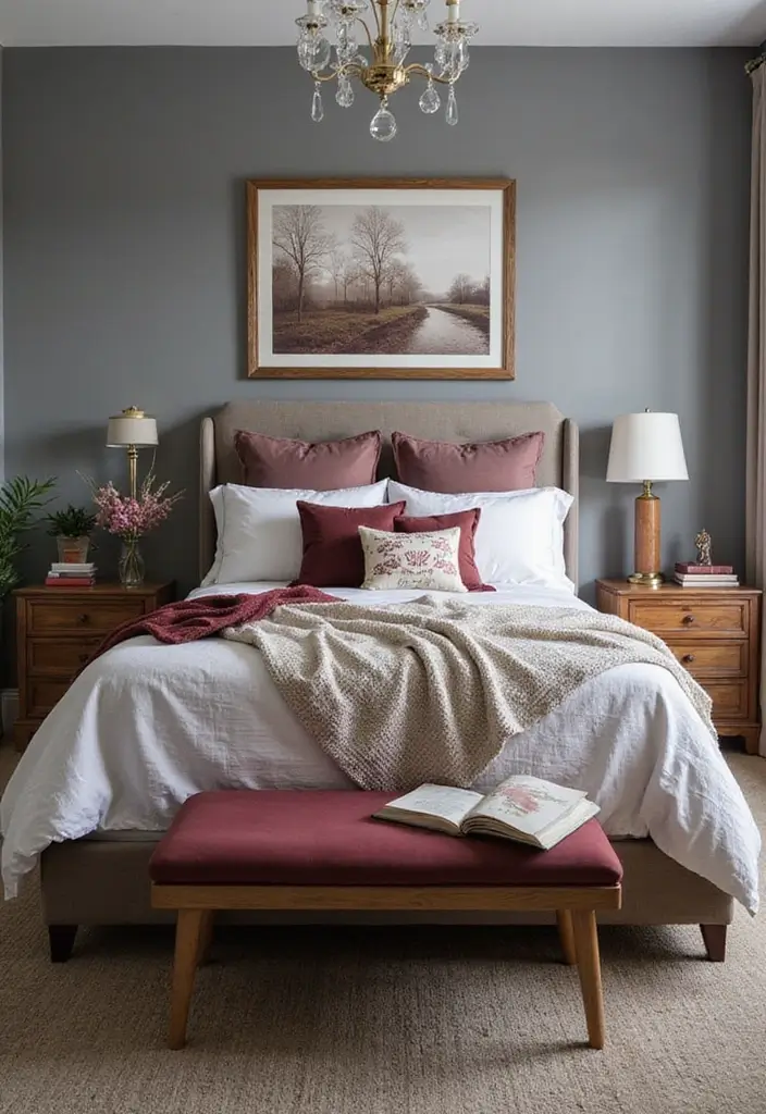 28 Grey and Burgundy Bedroom Ideas That Add Depth and Warmth - Conclusion: Curating Your Perfect Grey and Burgundy Bedroom