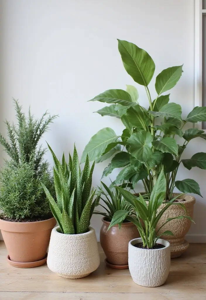 28 Interior Design Bedroom Indian Style That Feels Warm and Cultural - 10. Indoor Plants