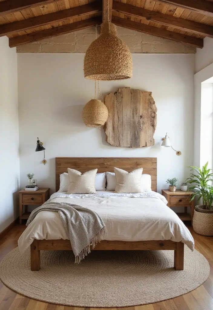 28 Interior Design Bedroom Indian Style That Feels Warm and Cultural - 5. Sustainable Furniture