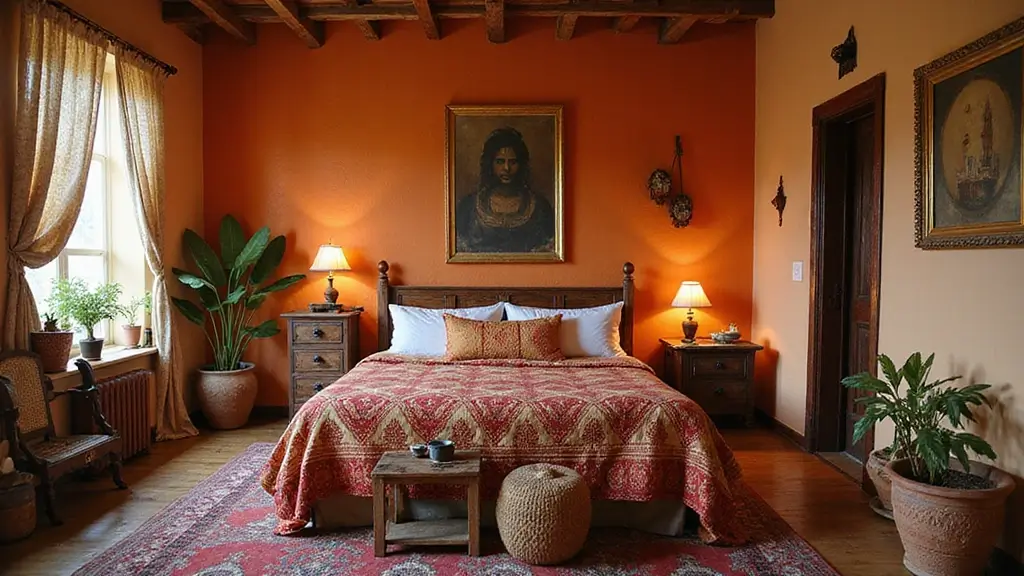 28 Interior Design Bedroom Indian Style That Feels Warm and Cultural