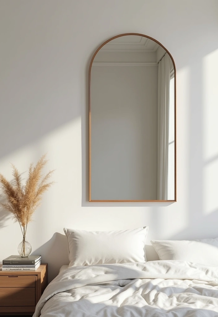 28 Simple Bedroom Design Modern Ideas That Feel Clean and Calm - 14. Elegant Mirrors