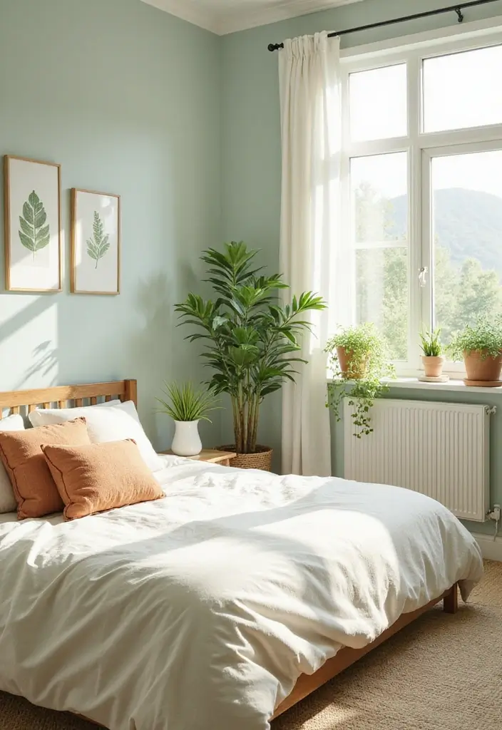 28 Simple Bedroom Design Modern Ideas That Feel Clean and Calm - 6. Indoor Plants
