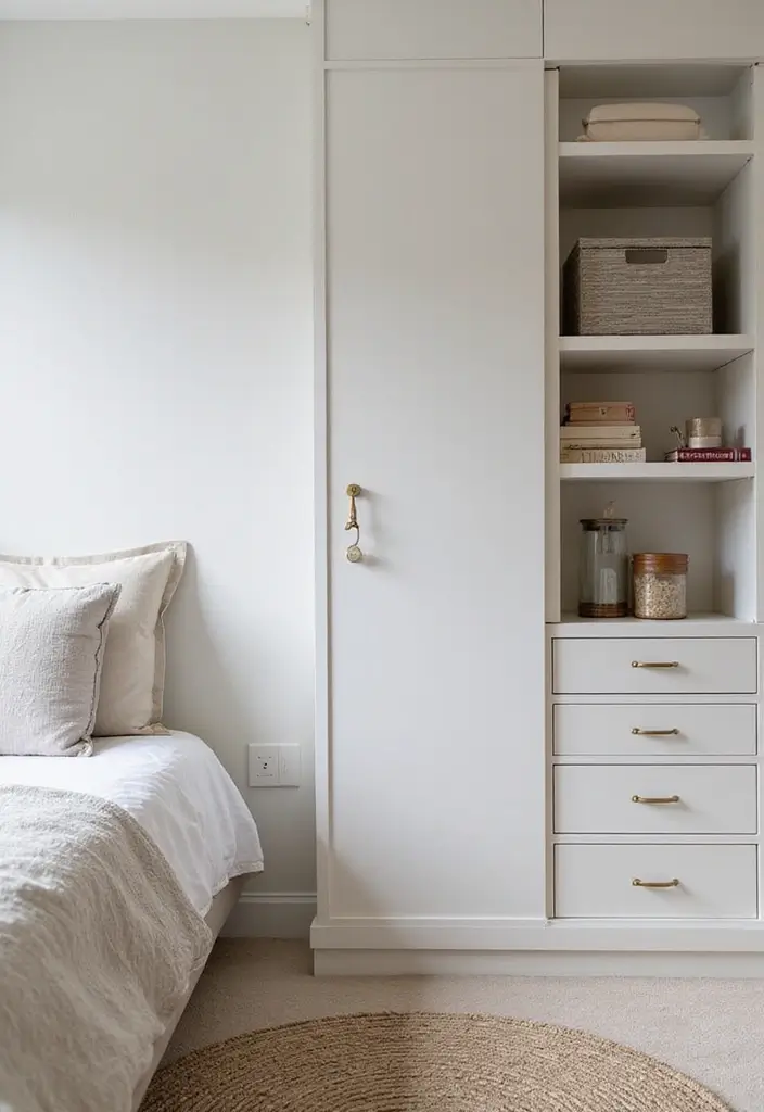 28 Simple Bedroom Design Modern Ideas That Feel Clean and Calm - 9. Clutter-Free Zones