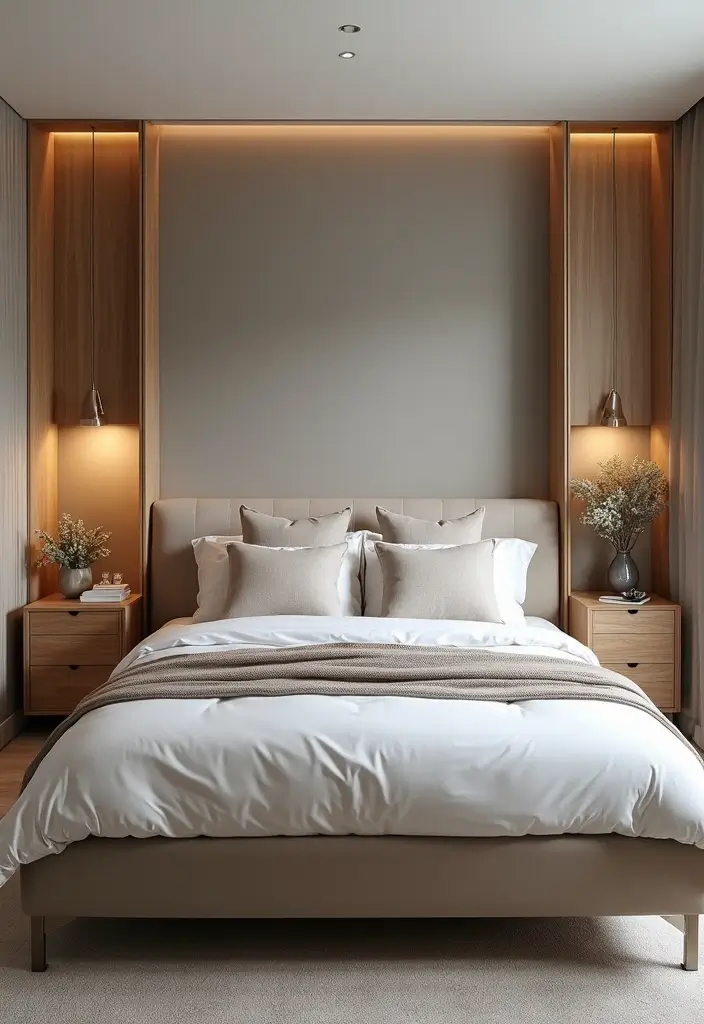 29 10x12 Bedroom Layout Interior Design Ideas That Feel Spacious and Smart - 13. Creative Headboard Ideas