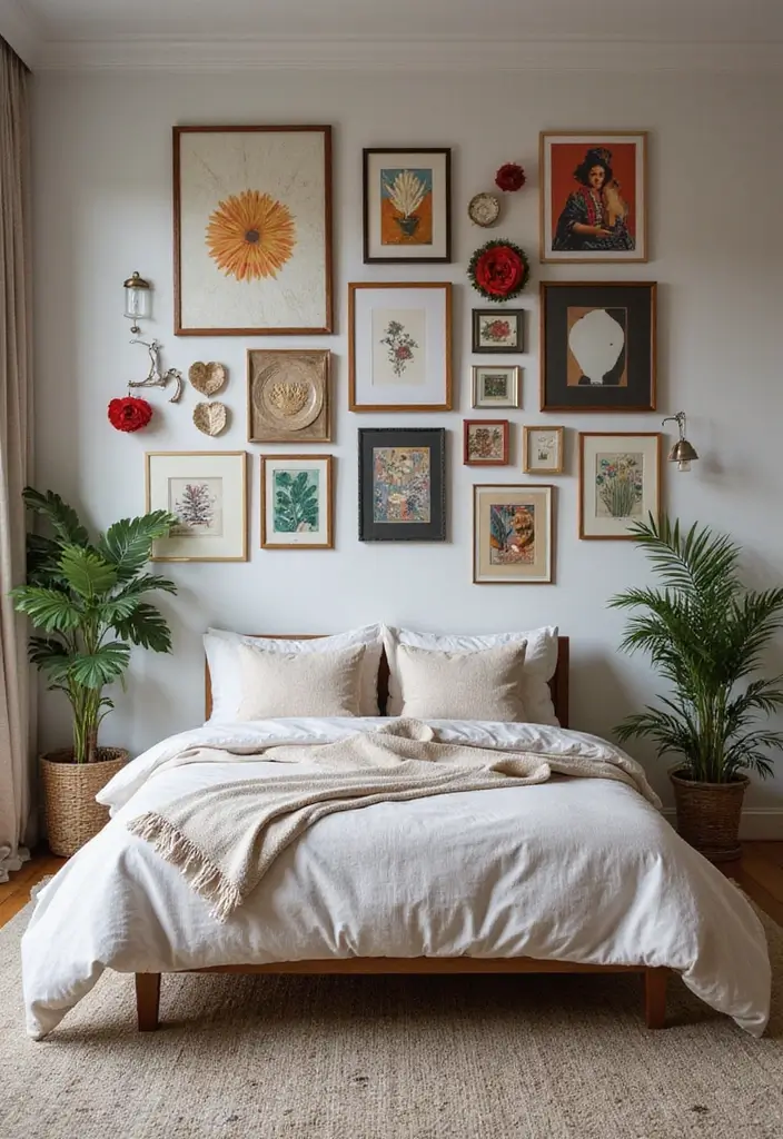 29 10x12 Bedroom Layout Interior Design Ideas That Feel Spacious and Smart - 14. Wall Art and Decor