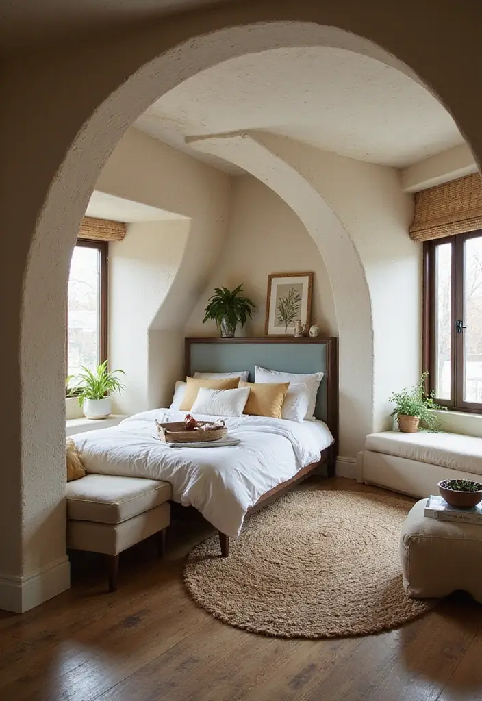 29 10x12 Bedroom Layout Interior Design Ideas That Feel Spacious and Smart - 23. Utilizing Nooks and Crannies