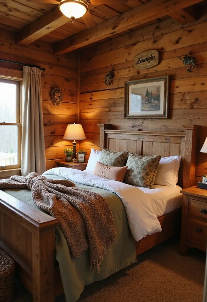 29 Bloxburg Decal Codes Bedroom That Look Trendy and Aesthetic - 13. Rustic Charm