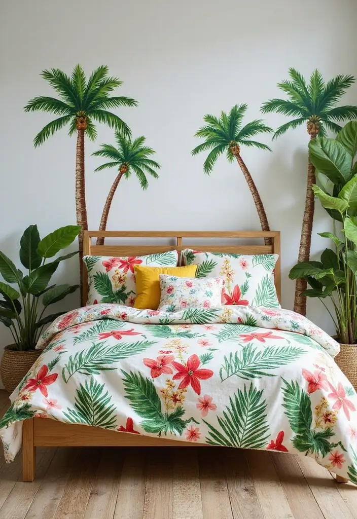 29 Bloxburg Decal Codes Bedroom That Look Trendy and Aesthetic - 14. Tropical Escape