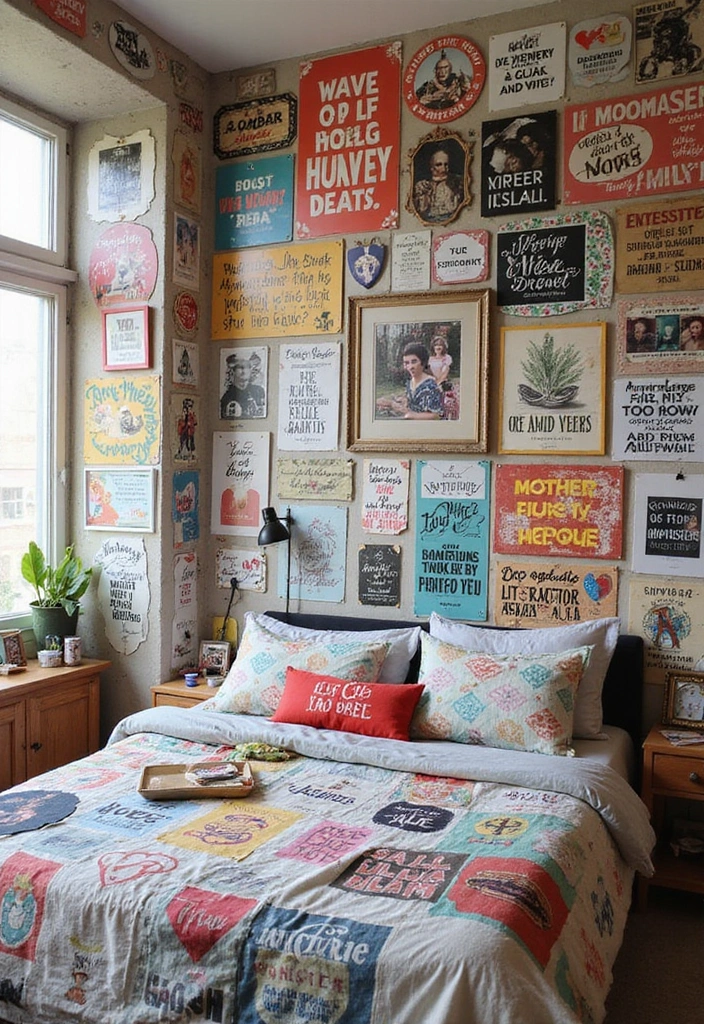 29 Bloxburg Decal Codes Bedroom That Look Trendy and Aesthetic - 19. Artistic Collage