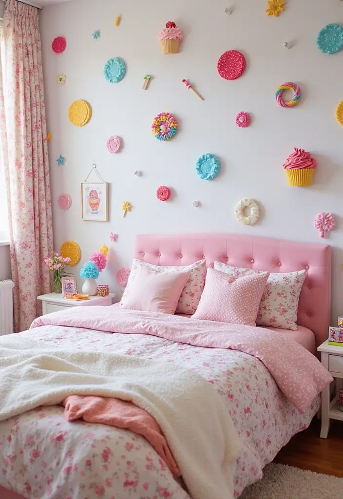 29 Bloxburg Decal Codes Bedroom That Look Trendy and Aesthetic - 20. Sweet Candyland