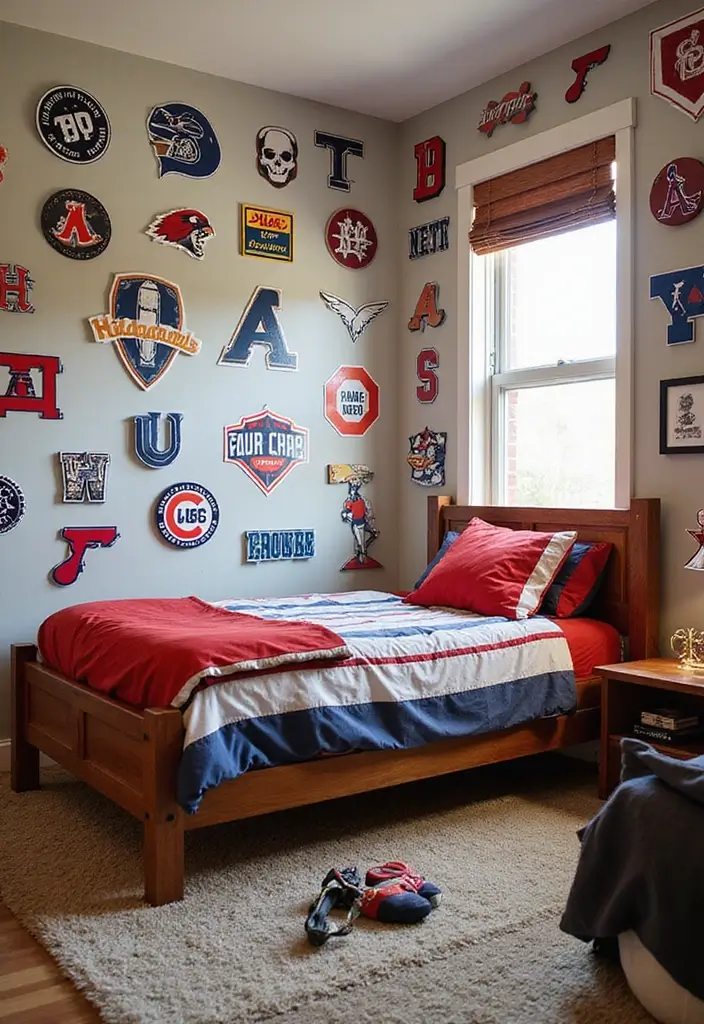 29 Bloxburg Decal Codes Bedroom That Look Trendy and Aesthetic - 24. Sporty Spirit