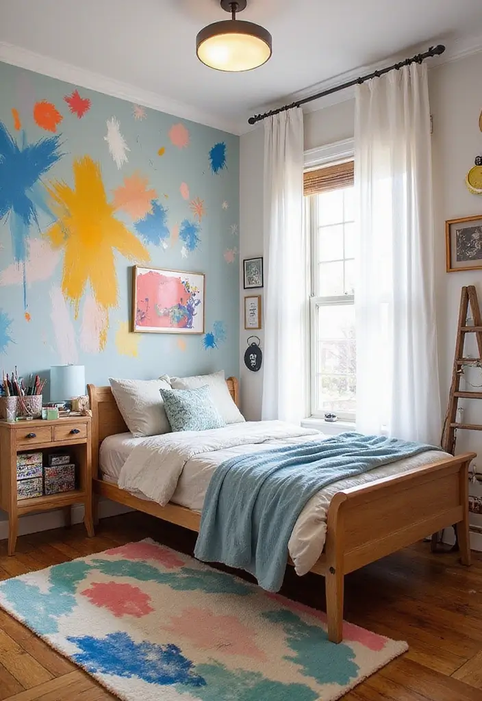 29 Bloxburg Decal Codes Bedroom That Look Trendy and Aesthetic - 25. Artistic Mind