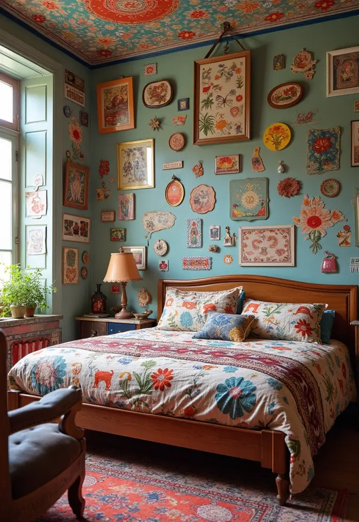 29 Bloxburg Decal Codes Bedroom That Look Trendy and Aesthetic - 27. Eclectic Mix