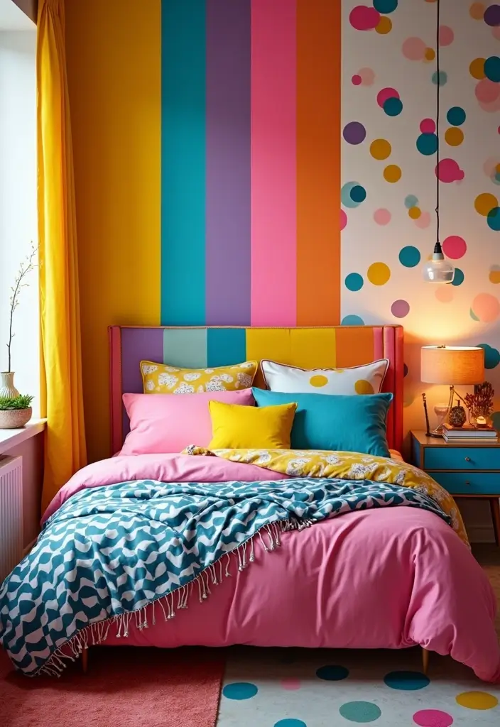 29 Bloxburg Decal Codes Bedroom That Look Trendy and Aesthetic - 7. Fun and Funky Patterns