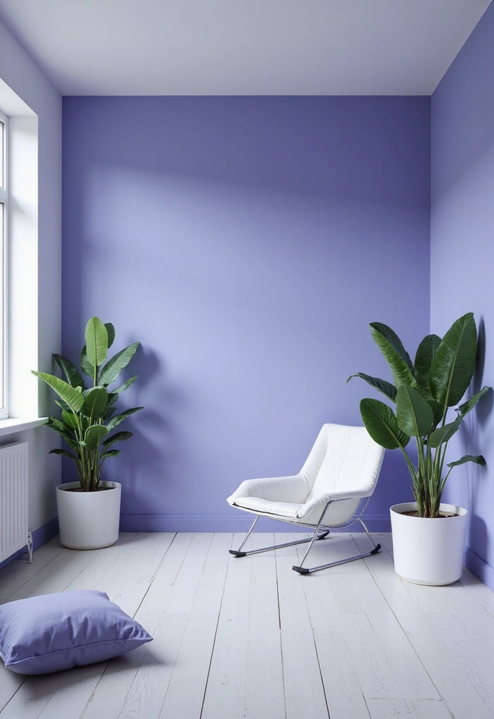 29 Purple Paint Colors Bedroom Ideas That Add Depth and Serenity - 13. Cool Blue-Purple Fusion