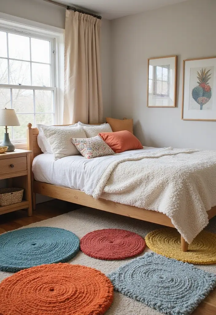 29 Shared Bedroom With Toddler Parents Ideas That Are Practical and Cozy - 10. Incorporate Soft Rugs for Comfort