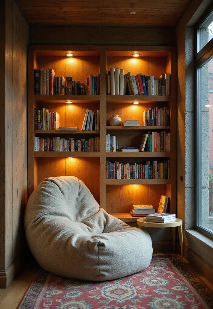 29 Shared Bedroom With Toddler Parents Ideas That Are Practical and Cozy - 13. Create a Reading Nook for Quiet Time