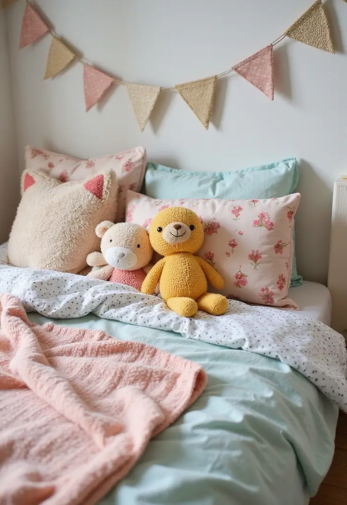 29 Shared Bedroom With Toddler Parents Ideas That Are Practical and Cozy - 3. Stylish Toddler Bedding for a Fun Yet Cozy Look