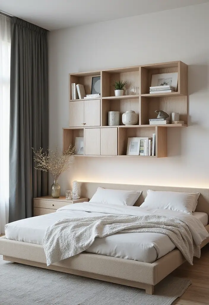 29 Wall Drop Design Bedroom Ideas That Look Sleek and Modern - 5. Modular Wall Drop Units