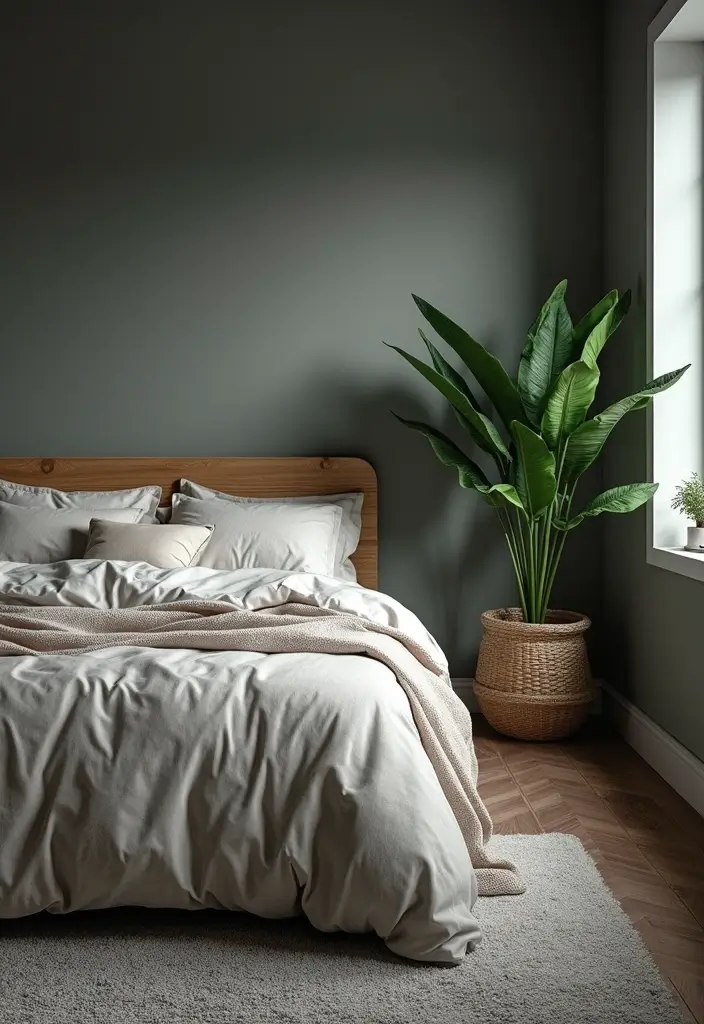 30 Dark Grey Carpet Bedroom Ideas That Feel Luxe & Modern - 18. Eco-Friendly Choices