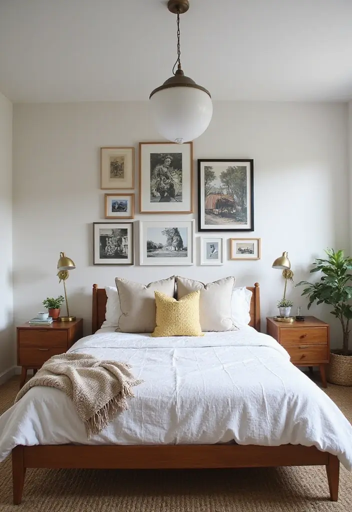 30 Modern Mid Century Bedroom Designs That Feel Timeless & Chic - 15. Personalized Touches
