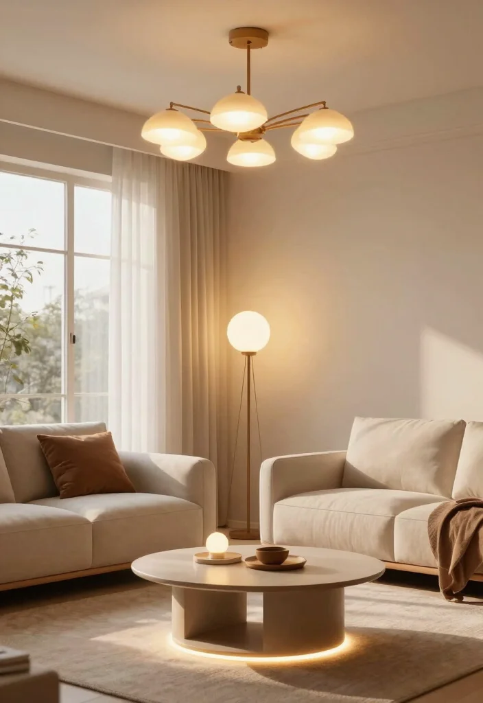 15 Electric Living Room Ideas: Modern, Sleek, and Functional - 3. Integrating Smart Lighting Solutions 1