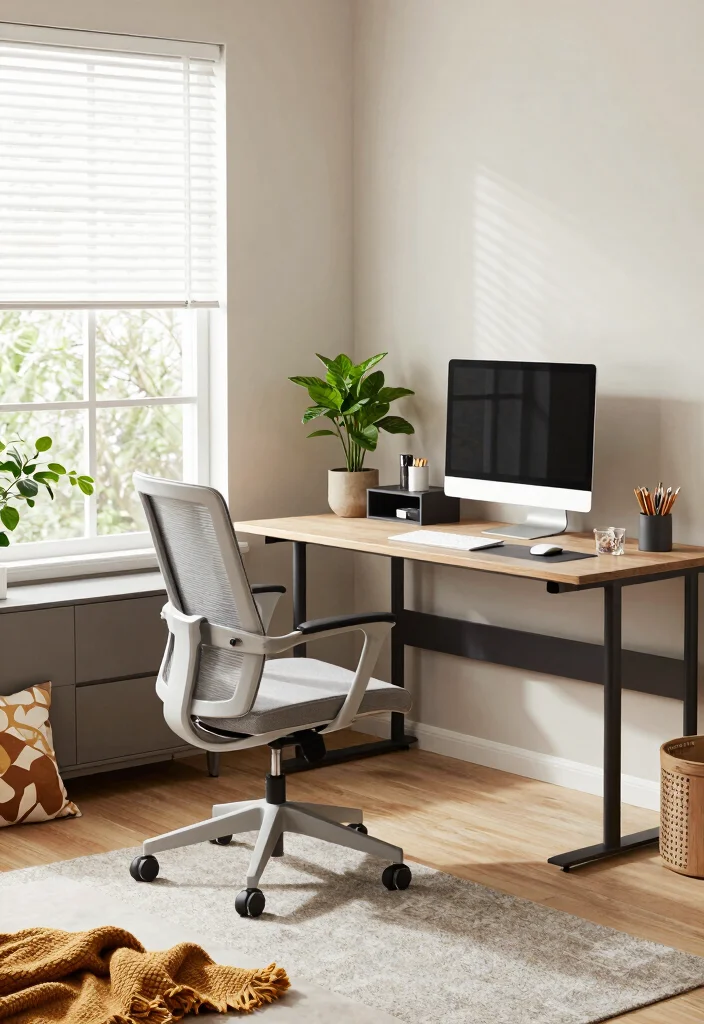 15 Electric Living Room Ideas: Modern, Sleek, and Functional - 7. Tech-Friendly Workspaces 1