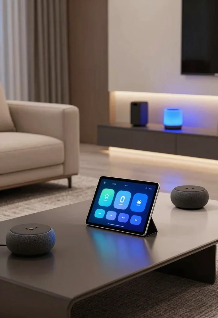 15 Electric Living Room Ideas: Modern, Sleek, and Functional - 9. Smart Home Integration 1