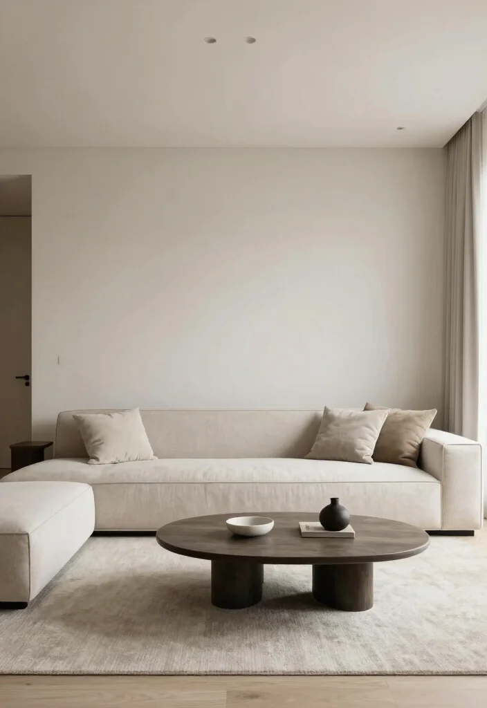 15 HDB Living Room Ideas: Smart, Compact, and Stylish - 11. Minimalist Decor 1