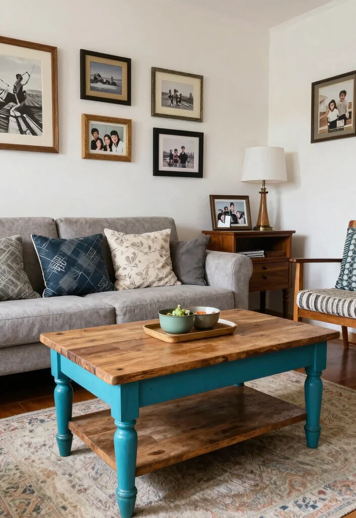 15 HDB Living Room Ideas: Smart, Compact, and Stylish - 14. Upcycled Décor 1