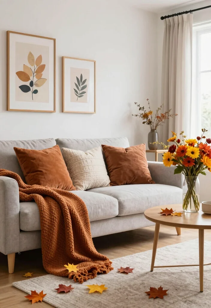 15 HDB Living Room Ideas: Smart, Compact, and Stylish - 15. Seasonal Decor Changes 1