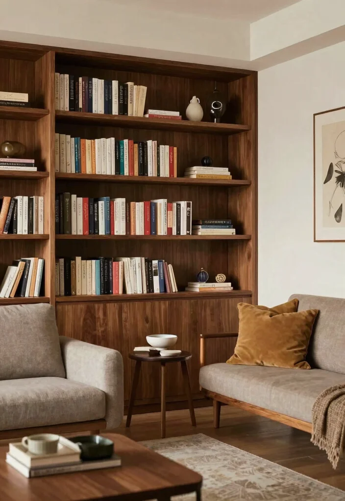 15 Living Room Bookshelves Decor Ideas Stylish and Layered - Conclusion 1