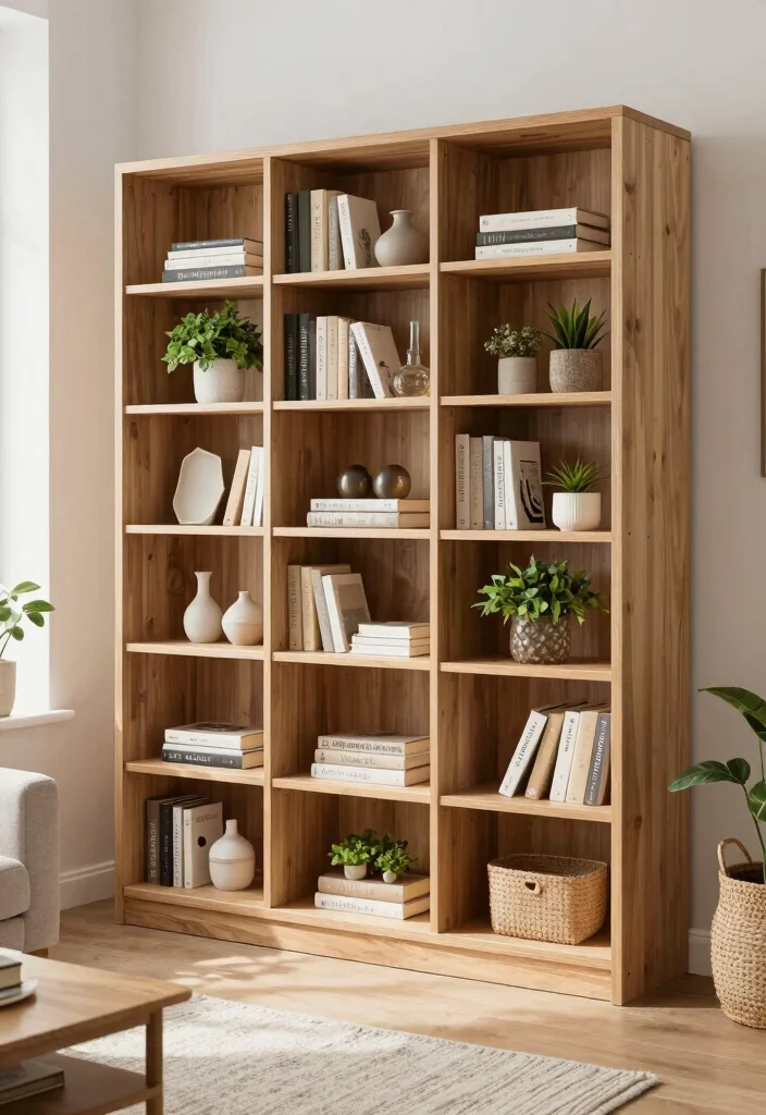 15 Living Room Hutch Ideas: Classic Storage Style - 10. Open Shelving Hutch 1