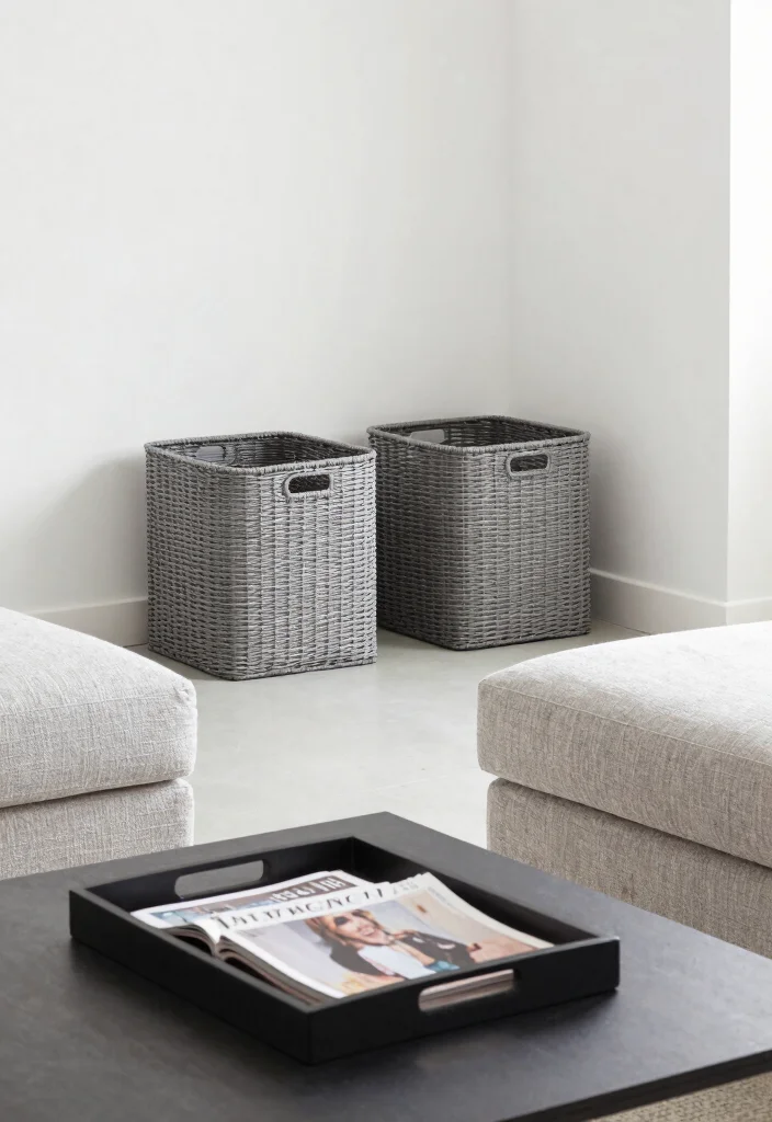 15 Modernist Living Room Ideas: Clean Lines and Function - 15. Functional Decor Items 1