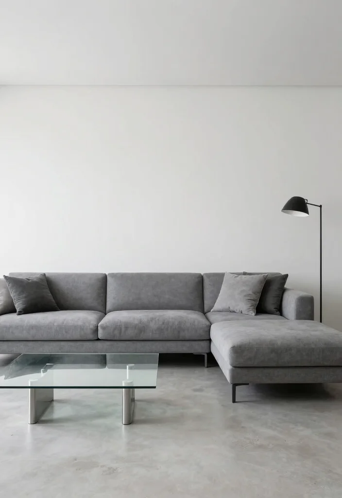15 Modernist Living Room Ideas: Clean Lines and Function - 3. Minimalist Furniture Choices 1
