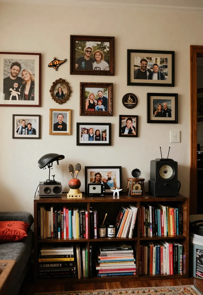 15 Punk Living Room Ideas: Bold Rebellious Style - 13. Personal Touches 1