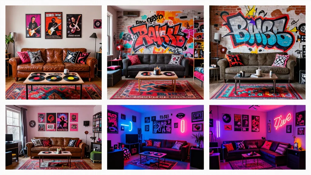 15 Punk Living Room Ideas: Bold Rebellious Style