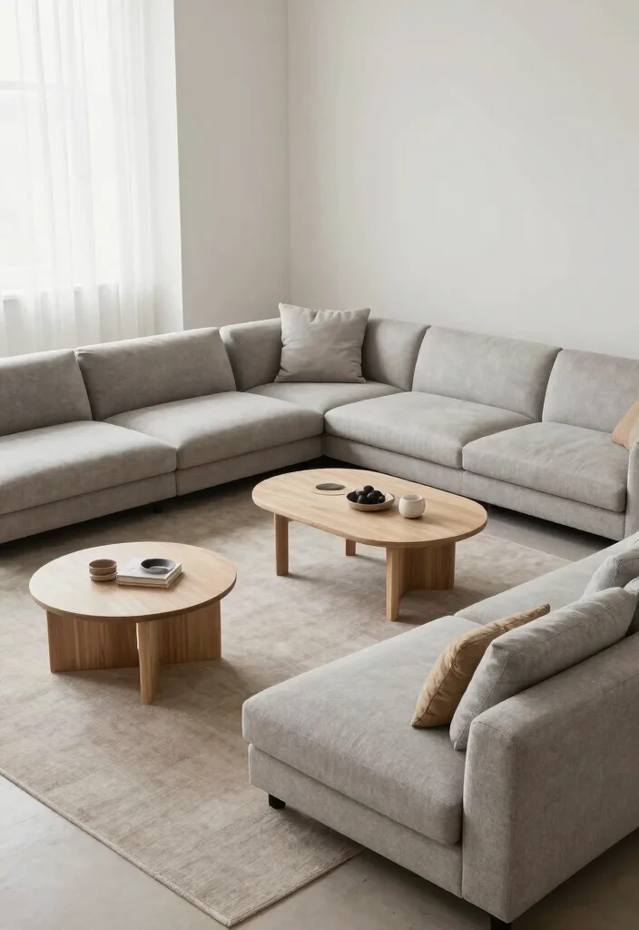 15 Split Living Room Ideas Zoned and Functional - 8. Flexible Room Layouts 1